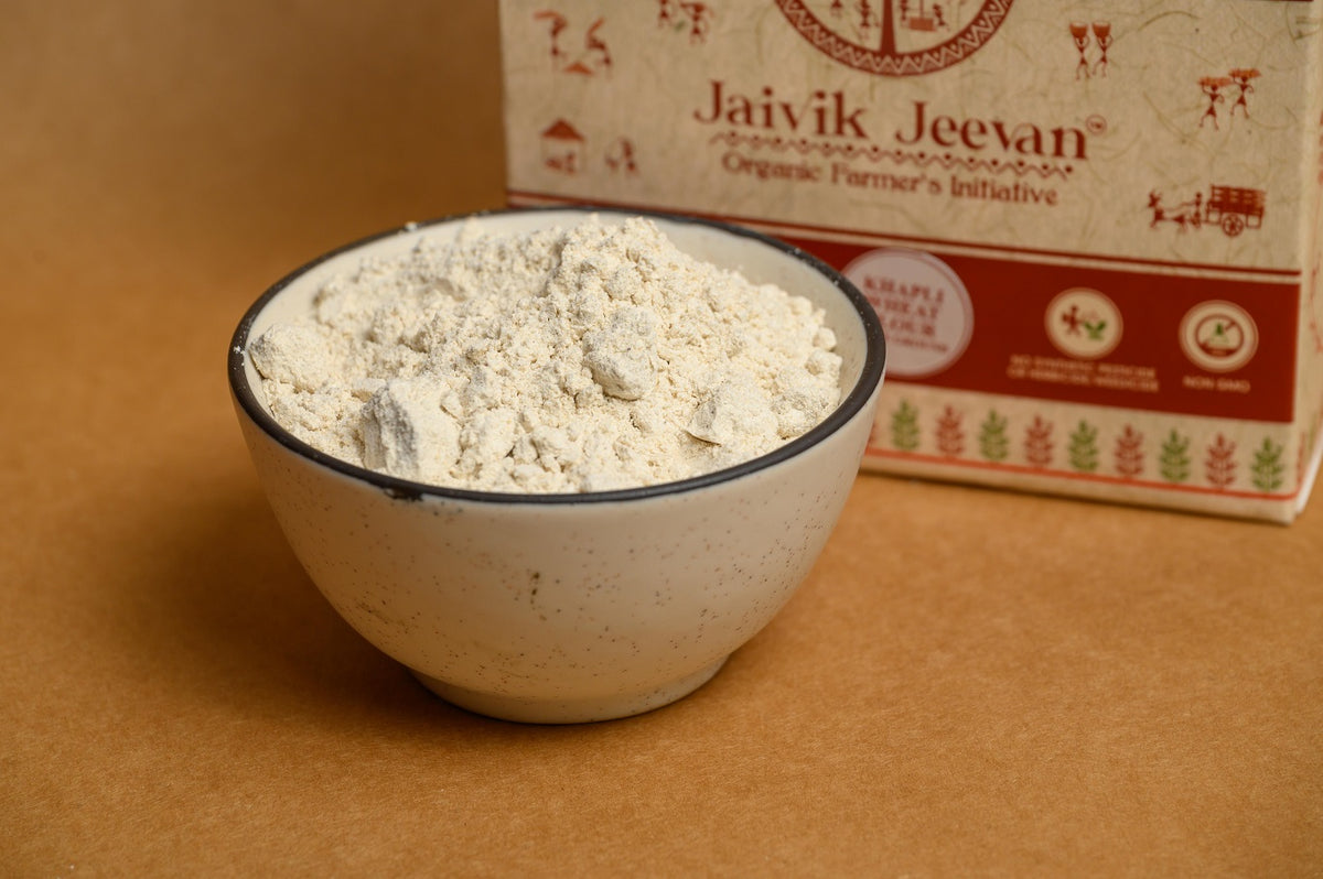 Khapli/Emmer Wheat Flour Stone Ground (Low Gluten Wheat)
